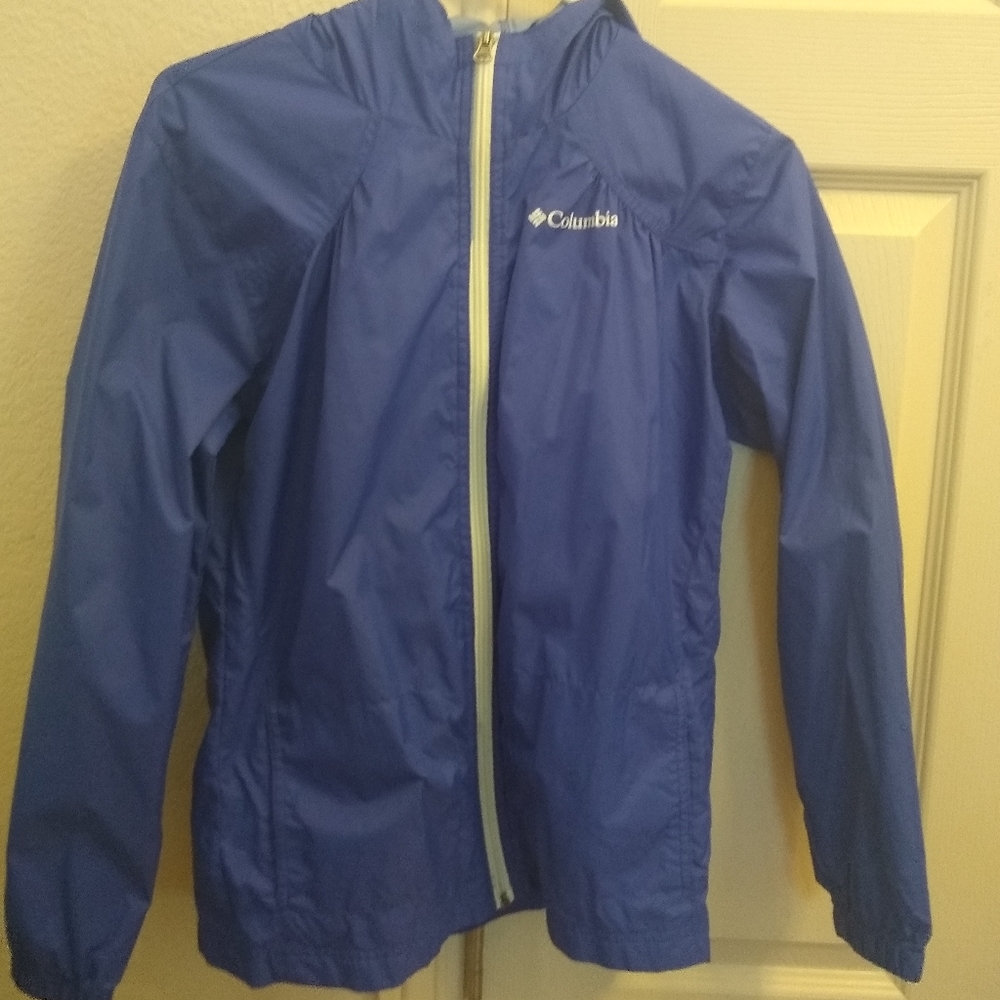 COLUMBIA ZIP UP WINDBREAKER 💜